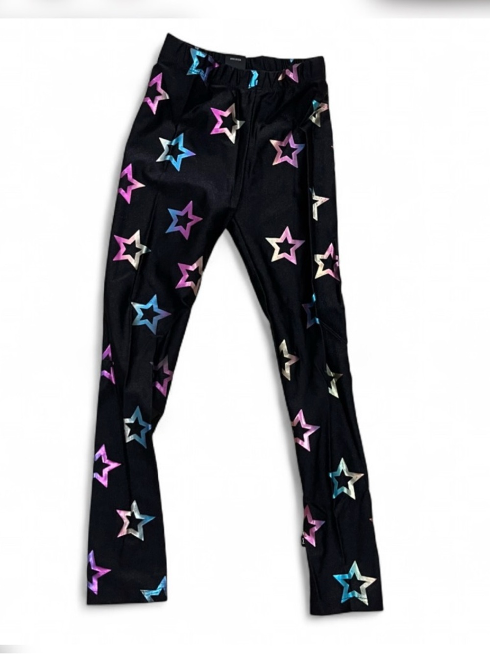 PIXIELANE - Kids Black Star-Print Leggings